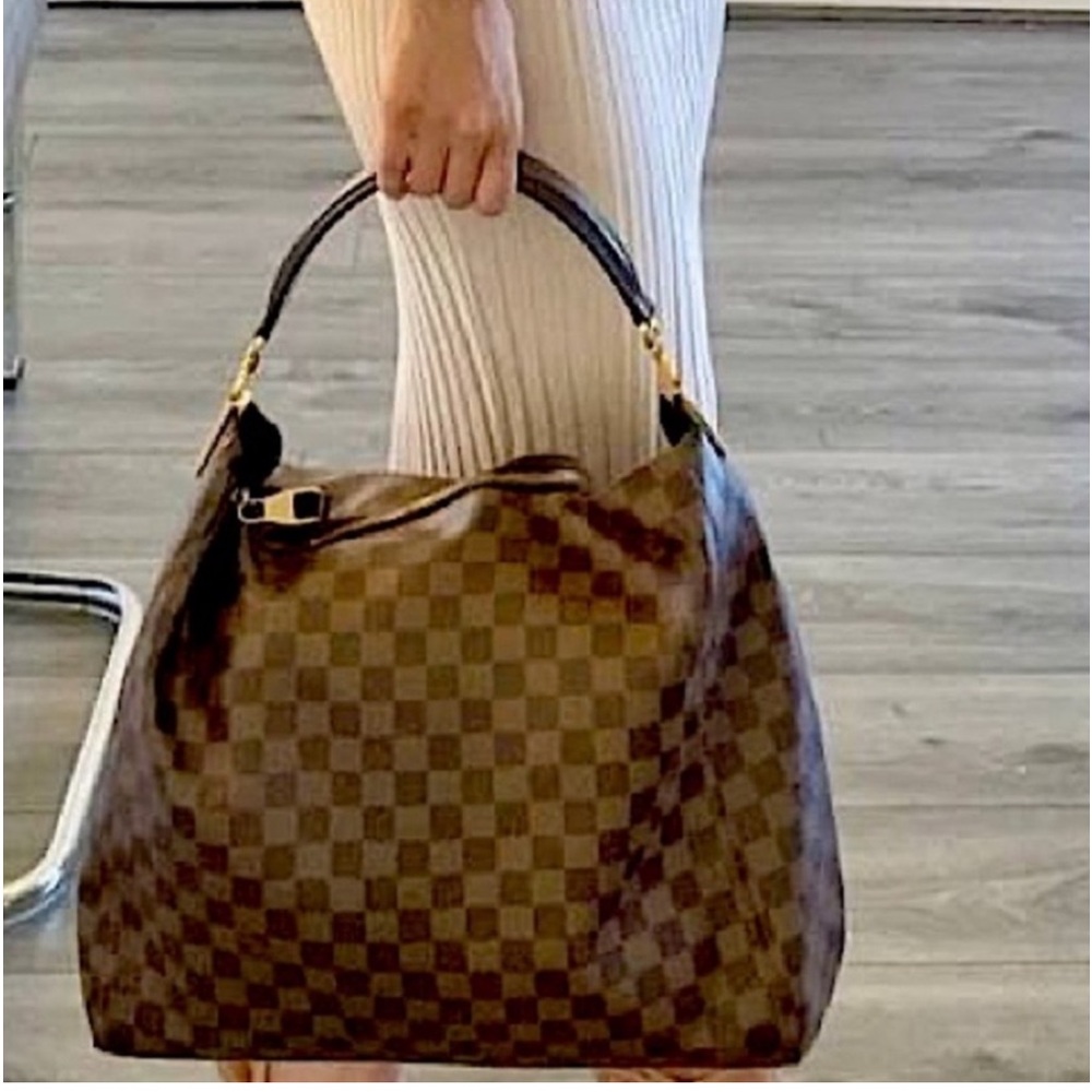 ‼️SOLD ‼️to a beautiful woman 🤎Louis Vuitton Portobello Handbag Damier GM🤎 - Picture 3 of 16